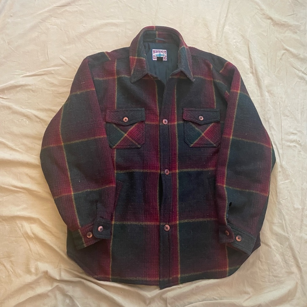Vintage Men’s Flannel Pure Wool